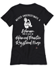Advanced Practice Registered Nurse T-shirt Never Underestimate A Woman Who Is Also An APRN Womens T-Shirt Black