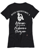 Endocrine Surgeon T-shirt Never Underestimate A Woman Who Is Also An Endocrine Surgeon Womens T-Shirt Black