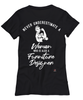Furniture Designer T-shirt Never Underestimate A Woman Who Is Also A Furniture Designer Womens T-Shirt Black