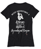 Obstetric Gynecological Surgeon T-shirt Never Underestimate A Woman Who Is Also An Obstetric Gynecological Surgeon Womens T-Shirt Black