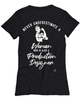 Production Designer T-shirt Never Underestimate A Woman Who Is Also A Production Designer Womens T-Shirt Black