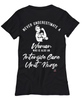 Intensive Care Unit Nurse T-shirt Never Underestimate A Woman Who Is Also An ICU Nurse Womens T-Shirt Black