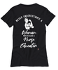 Nurse Educator T-shirt Never Underestimate A Woman Who Is Also A Nurse Educator Womens T-Shirt Black