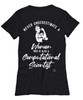 Computational Scientist T-shirt Never Underestimate A Woman Who Is Also A Computational Scientist Womens T-Shirt Black