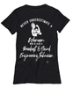 Broadcast Sound Engineering Technician T-shirt Never Underestimate A Woman Who Is Also A Broadcast Sound Engineering Tech Womens T-Shirt Black