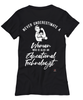 Educational Technologist T-shirt Never Underestimate A Woman Who Is Also An Educational Technologist Womens T-Shirt Black