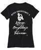 Cryptologic Technician T-shirt Never Underestimate A Woman Who Is Also A Cryptologic Tech Womens T-Shirt Black