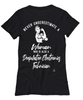 Deepwater Electronics Technician T-shirt Never Underestimate A Woman Who Is Also A Deepwater Electronics Tech Womens T-Shirt Black