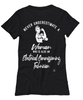 Electrical Commissioning Technician T-shirt Never Underestimate A Woman Who Is Also An Electrical Commissioning Tech Womens T-Shirt Black