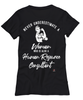 Human Resource Consultant T-shirt Never Underestimate A Woman Who Is Also A Human Resource Consultant Womens T-Shirt Black