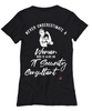 IT Security Consultant T-shirt Never Underestimate A Woman Who Is Also An IT Security Consultant Womens T-Shirt Black