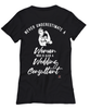 Wedding Consultant T-shirt Never Underestimate A Woman Who Is Also A Wedding Consultant Womens T-Shirt Black