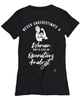 Operations Analyst T-shirt Never Underestimate A Woman Who Is Also An Operations Analyst Womens T-Shirt Black