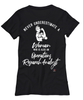 Operations Research Analyst T-shirt Never Underestimate A Woman Who Is Also An Operations Research Analyst Womens T-Shirt Black