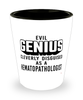 Funny Hematopathologist Shot Glass Evil Genius Cleverly Disguised As A Hematopathologist