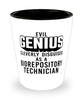 Funny Biorepository Technician Shot Glass Evil Genius Cleverly Disguised As A Biorepository Technician