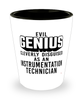 Funny Instrumentation Technician Shot Glass Evil Genius Cleverly Disguised As An Instrumentation Technician