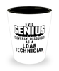 Funny LDAR Technician Shot Glass Evil Genius Cleverly Disguised As A LDAR Technician