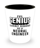 Funny Neural Engineer Shot Glass Evil Genius Cleverly Disguised As A Neural Engineer