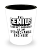 Funny Optomechanical Engineer Shot Glass Evil Genius Cleverly Disguised As An Optomechanical Engineer