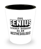 Funny Anesthesiologist Shot Glass Evil Genius Cleverly Disguised As An Anesthesiologist