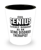 Funny Eating Disorder Therapist Shot Glass Evil Genius Cleverly Disguised As An Eating Disorder Therapist