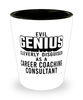 Funny Career Coaching Consultant Shot Glass Evil Genius Cleverly Disguised As A Career Coaching Consultant