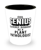Funny Plant Pathologist Shot Glass Evil Genius Cleverly Disguised As A Plant Pathologist