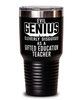 Funny Gifted Education Teacher Tumbler Evil Genius Cleverly Disguised As A Gifted Education Teacher 30oz Stainless Steel Black