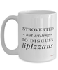 Funny Horse Mug Introverted But Willing To Discuss Lipizzans Coffee Cup 15oz White