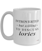Funny Bird Mug Introverted But Willing To Discuss Lories Coffee Cup 15oz White
