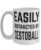 Funny Cestoball Mug Easily Distracted By Cestoball Coffee Cup 15oz White
