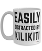 Funny Kilikiti Mug Easily Distracted By Kilikiti Coffee Cup 15oz White