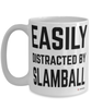 Funny Slamball Mug Easily Distracted By Slamball Coffee Cup 15oz White