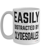 Funny Clydesdale Mug Easily Distracted By Clydesdales Coffee Cup 15oz White