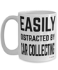 Funny Car Collector Mug Easily Distracted By Car Collecting Coffee Cup 15oz White