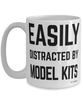 Funny Easily Distracted By Model Kits Coffee Cup 15oz White