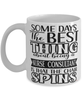 Funny Nurse Consultant Mug Some Days The Best Thing About Being A Nurse Consultant is Coffee Cup White