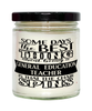 Funny General Education Teacher Candle Some Days The Best Thing About Being A General Education Teacher is 9oz Vanilla Scented Candles Soy Wax