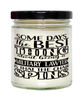 Funny Military Lawyer Candle Some Days The Best Thing About Being A Military Lawyer is 9oz Vanilla Scented Candles Soy Wax