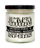 Funny Architectural Engineering Manager Candle Some Days The Best Thing About Being An AEng Manager is 9oz Vanilla Scented Candles Soy Wax