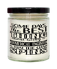 Funny Biomedical Engineer Candle Some Days The Best Thing About Being A Biomedical Engineer is 9oz Vanilla Scented Candles Soy Wax