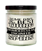 Funny Biomolecular Engineer Candle Some Days The Best Thing About Being A Biomolecular Engineer is 9oz Vanilla Scented Candles Soy Wax