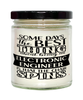 Funny Electronic Engineer Candle Some Days The Best Thing About Being An Electronic Engineer is 9oz Vanilla Scented Candles Soy Wax