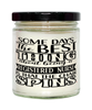 Funny RN Candle Some Days The Best Thing About Being A Registered Nurse is 9oz Vanilla Scented Candles Soy Wax