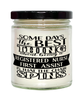 Funny Registered Nurse First Assist Candle Some Days The Best Thing About Being A Registered Nurse First Assist is 9oz Vanilla Scented Candles Soy Wax