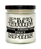 Funny Special Jurisdiction Police Candle Some Days The Best Thing About Being A Special Jurisdiction Police is 9oz Vanilla Scented Candles Soy Wax