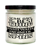 Funny Wastewater Engineer Candle Some Days The Best Thing About Being A Wastewater Engineer is 9oz Vanilla Scented Candles Soy Wax