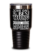 Funny Football Analyst Tumbler Some Days The Best Thing About Being A Football Analyst is 30oz Stainless Steel Black