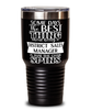 Funny District Sales Manager Tumbler Some Days The Best Thing About Being A District Sales Manager is 30oz Stainless Steel Black